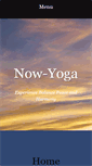 Mobile Screenshot of now-yoga.com
